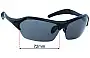 Sunglass Fix Replacement Lenses for Gidgee Liberty - 72mm Wide 