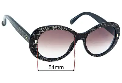 Giorgio Armani GA 907/S Replacement Lenses 54mm wide 