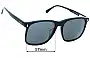 Sunglass Fix Replacement Lenses for Gucci GG1041S - 57mm Wide 