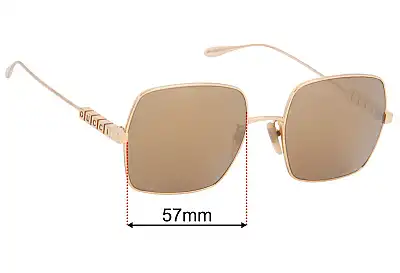 Gucci GG1434S Lentes de Repuesto 57mm wide 