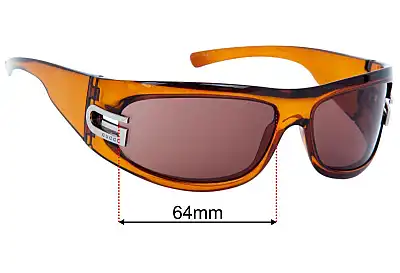 Gucci GG1518/S Lentes de Repuesto 64mm wide 