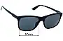 Sunglass Fix Lentes de Repuesto para Gucci GG1819/S - 57mm Wide 