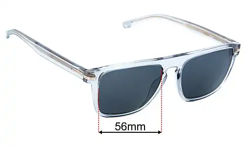 Hugo Boss 1599/S Replacement Lenses 56mm wide 