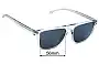 Hugo Boss 1599/S Replacement Lenses 56mm wide 
