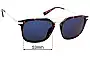 Sunglass Fix Replacement Lenses for Lamborghini TL905S2 - 53mm Wide 
