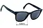 Levi’s Levi Sun Rx 01 Replacement Sunglass Lenses 53mm  