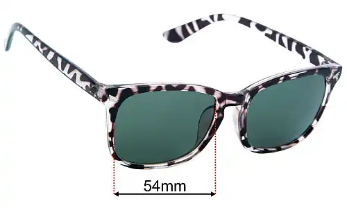 Meetsun Grey Leopard Replacement Lenses 54mm wide 