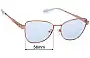 Michael Kors MK3085 Paris Replacement Lenses 56mm wide 