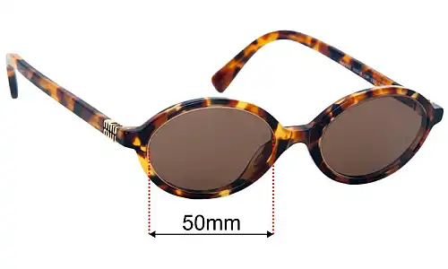 Miu Miu SMU04Z Replacement Lenses 50mm wide 