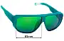 Sunglass Fix Replacement Lenses for Mykita Mylon Lark - 65mm Wide 