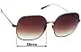 Oliver Peoples OV1315ST Deadani Replacement Sunglass Lenses - 58mm  
