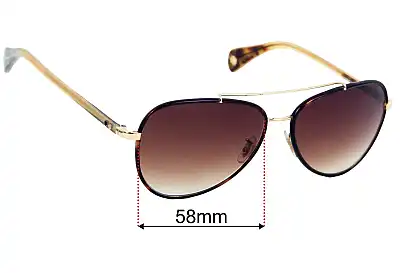 Paul Smith PM4063-S Haden Lentes de Repuesto 58mm wide 