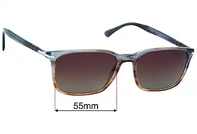Persol 3189-V Ersatzgläser 55mm wide 