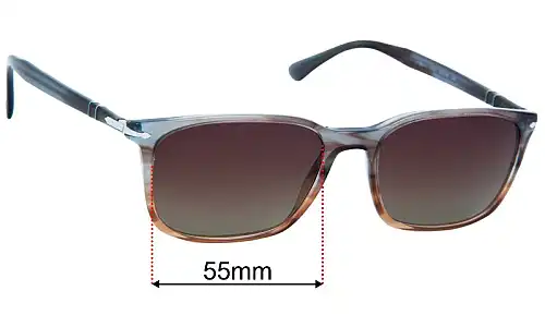 Persol 3189-V Replacement Lenses 55mm wide 