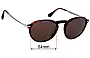 Persol 3383-S Replacement Lenses 54mm wide 