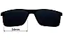 Sunglass Fix Verres de Remplacement pour Police APLL74 Clips - 54mm Wide 