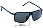 Sunglass Fix Replacement Lenses for Porsche P 8650 - 60mm Wide 