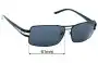 Prada SPR65H & PR65HS Replacement Lenses 61mm wide 