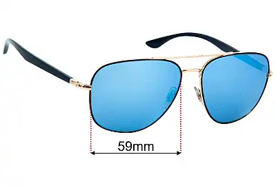 Ray-Ban RB3683 Replacement Lenses 59mm wide 
