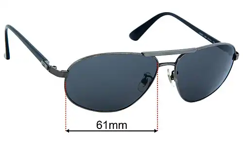 Ray-Ban RB3327 Lentes de Repuesto 61mm wide 