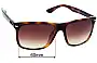 Ray-Ban RB4547F Boyfriend Two (Low Bridge Fit) Replacement Sunglass Lenses - 60mm  