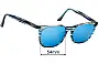 Ray-Ban RB5369-F Lentes de Repuesto 54mm wide 