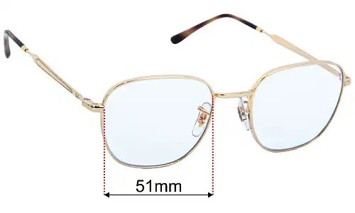 Ray-Ban RB6534 Lentes de Repuesto 51mm wide 
