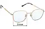 Ray-Ban RB6534 Lentes de Repuesto 51mm wide 