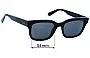 Ray-Ban RB7217 Chad Ersatzgläser 54mm wide 