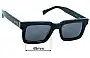Sunglass Fix Replacement Lenses for Rixx Soho - 49mm Wide 