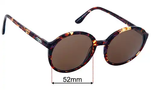 Roxy Sun Rx 19 Replacement Lenses 52mm wide 