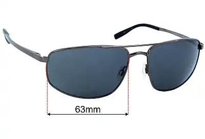 Serengeti Modugno 2.0 Lentes de Repuesto 63mm wide 
