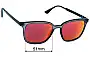 Sunglass Fix Replacement Lenses for Solar Chester - 51mm Wide 