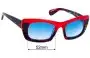 Sunglass Fix Replacement Lenses for Theo Pine - 52mm Wide 