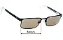 Tommy Hilfiger TH 64 Replacement Sunglass Lenses - 55mm 
