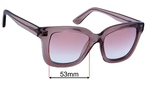 Valentino V699S Replacement Lenses 53mm wide 