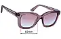 Sunglass Fix Replacement Lenses for Valentino V699S - 53mm Wide 
