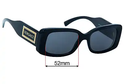 Versace MOD 4377 Ersatzgläser 52mm wide 