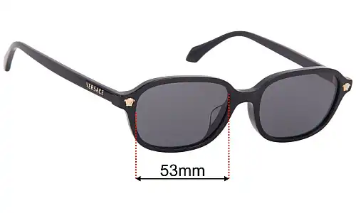 Versace MOD 4514-D Replacement Lenses 53mm wide 