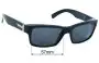 Sunglass Fix Ersatzgläser für Von Zipper Fulton - 57mm Wide 