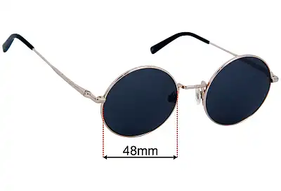 Warby Parker Crowley M Replacement Lenses 48mm wide 