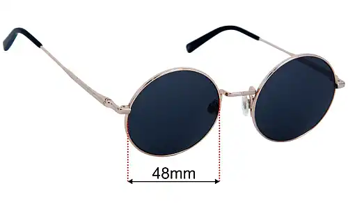Warby Parker Crowley M Sunglass Replacement Lenses - 48mm 