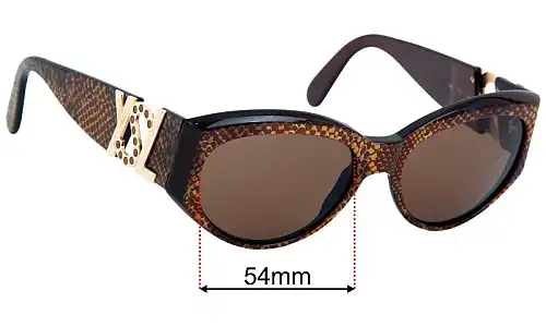 Yves Saint Laurent Y737 Lentes de Repuesto 54mm wide 