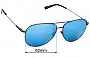 Sunglass Fix Replacement Lenses for Alex Perry AP Men Sun Rx 20 - 62mm Wide 