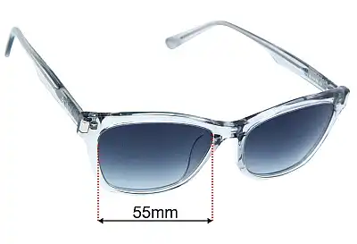Bonia BE60314S Replacement Lenses 55mm wide 