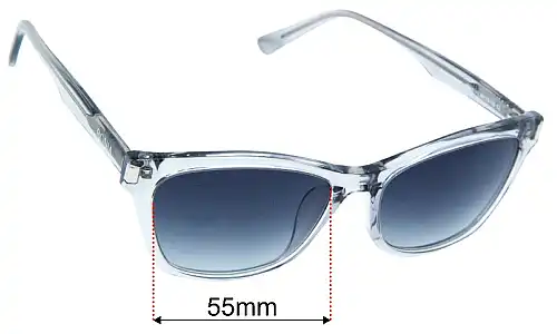 Bonia BE60314S Replacement Lenses 55mm wide 