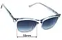 Sunglass Fix Replacement Lenses for Bonia BE60314S - 55mm Wide 