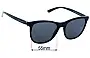 Bvlgari 7031 Replacement Lenses 55mm wide 
