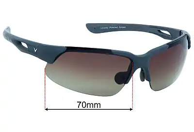 Callaway Golf Eyewear C80027 Replacement Lenses 70mm wide 