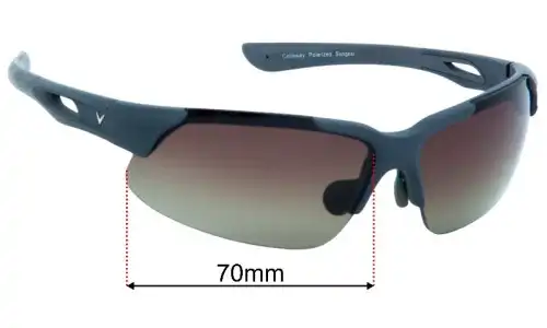 Callaway Golf Eyewear C80027 Replacement Lenses 70mm wide 